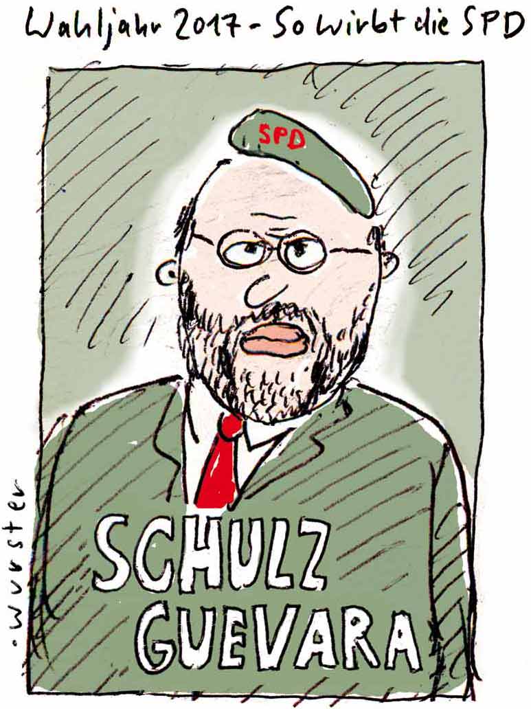 Martin Schulz ist Che Guevara